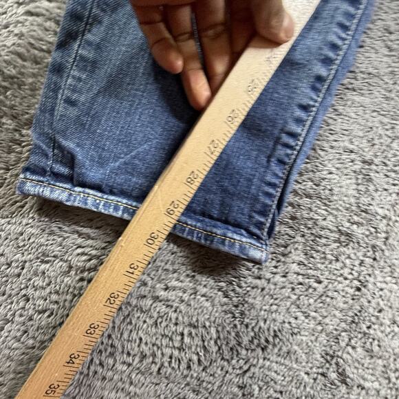 Levi's 511 Premium Stretch Denim Jeans Men's 32x30 Straight Leg Blue - Picture 5 of 9